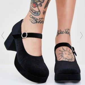 🖤 *NWT* Dolls Kill Delia’s Recess Junkie Mary Jane Heels 👠